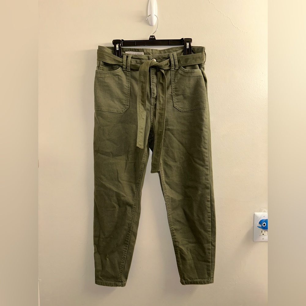 Green Ankle Pants